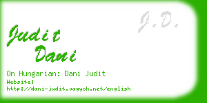judit dani business card
